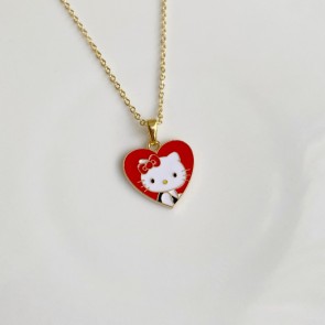 Kalp Hello Kitty Kolye