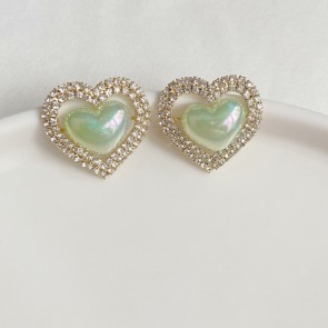 Sugar Heart Küpe Yeşil