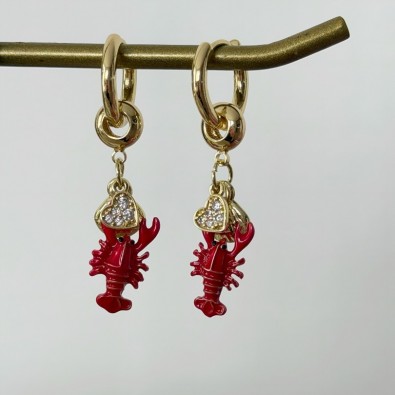 Luck Lobster Küpe