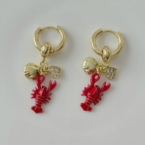 Luck Lobster Küpe